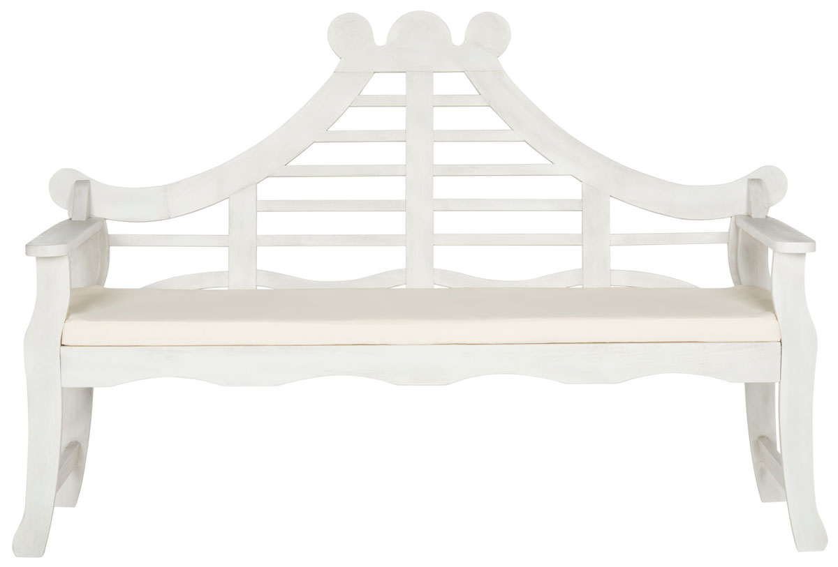 Pagoda Bench White